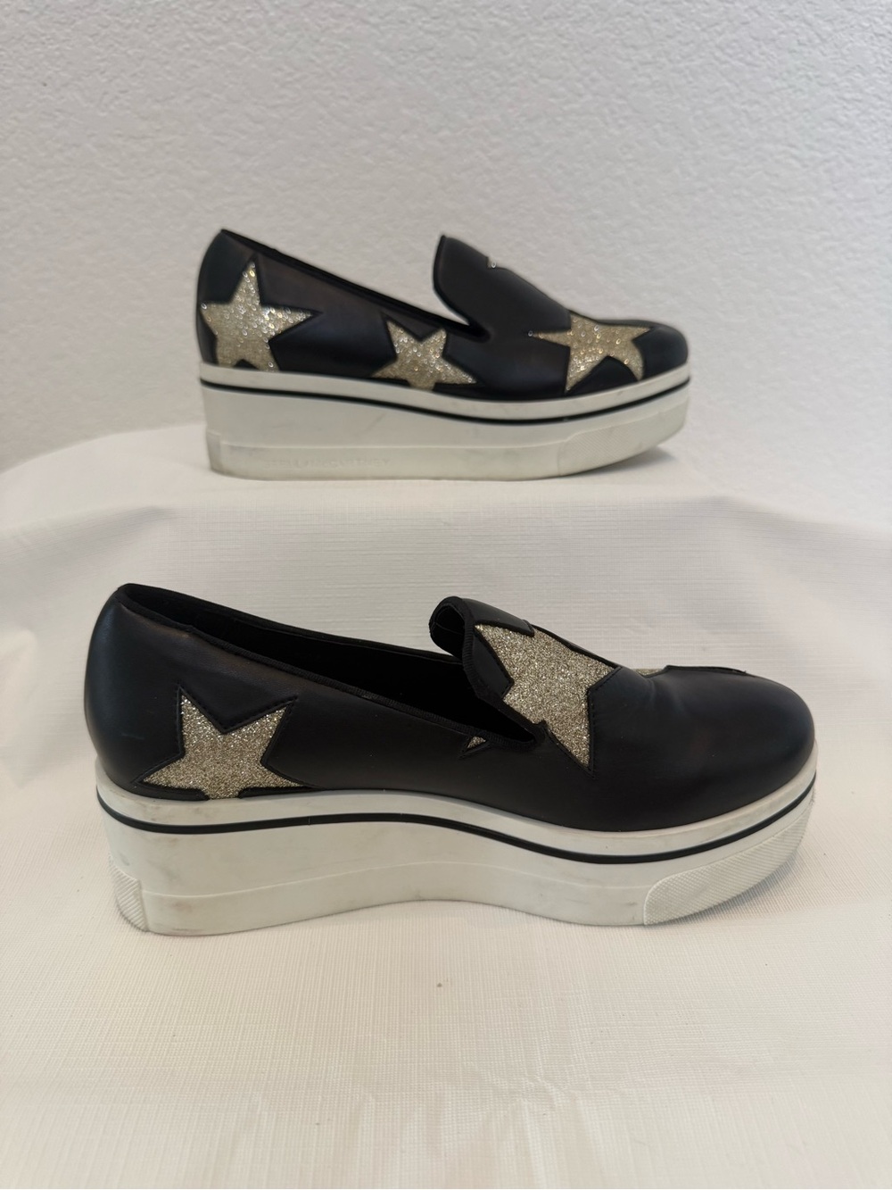 Stella McCartney Binx Star Platform Slip On Sneaker Uero 36 US 6
